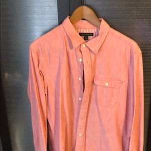 Casual salmon button down